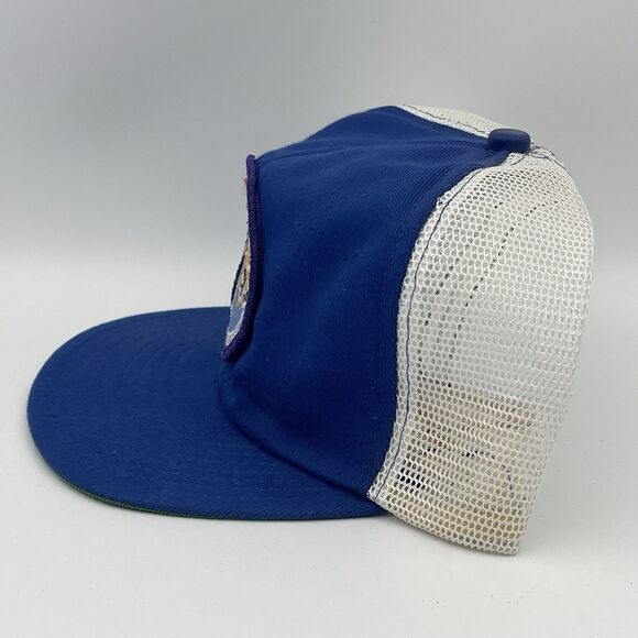 Vintage National Wildlife Federation Hat Bald Eagle Patch Cap Snapback USA - Picture 5 of 14